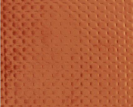 Velvet Table Runner Accent - Rust