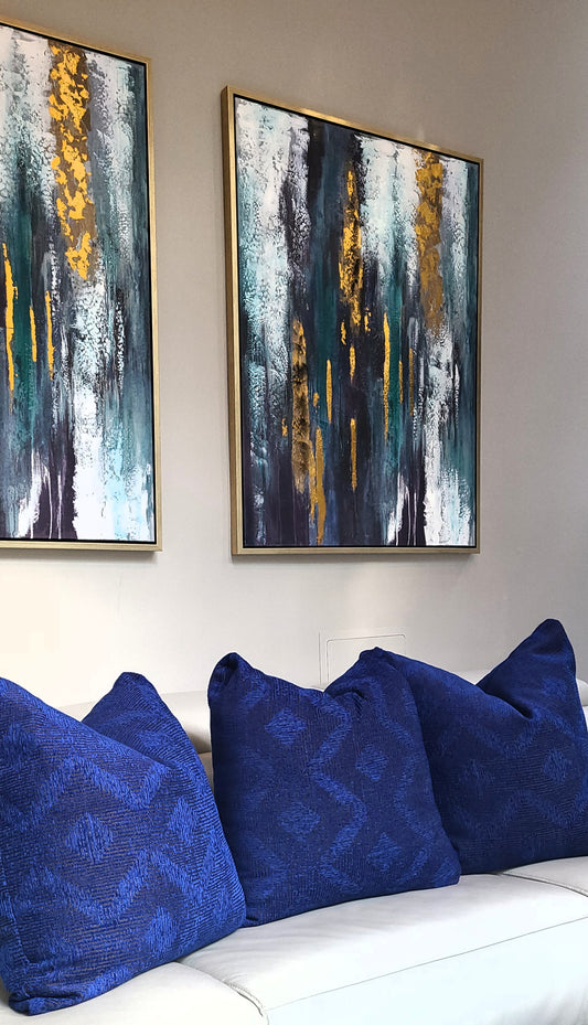 Royal Blue Decorative Pillow